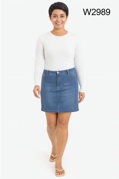 Ladies Denim Skirt ( Short)