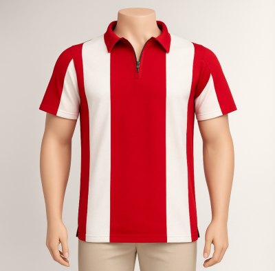 Two Tone T Shirt (Red) (Popcone)